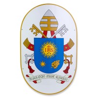 Scudo con stemma di Sua Santità Papa Francesco 9800A
