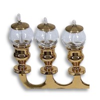 Ampolline in vetro per Menorah 5136/ve