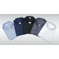 Camicia Clergy Misto Cotone Manica Corta 10000-MM