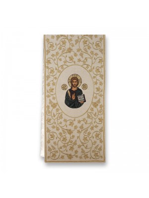 Lectern Cover Jesus Pantocrates with grape branches 9258-CA088