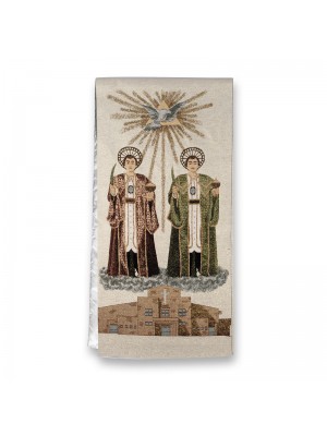 Lectern Cover Saints Cosmas and Damian 9257-CA074