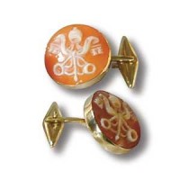 Gemelli Cammeo Stemma Vaticano 8010