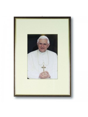 Cuadro con foto de Benedicto XVI 100/b