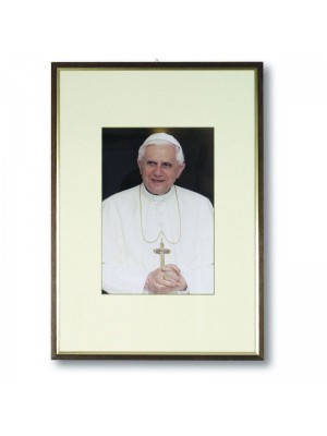 Quadro con foto di Papa Benedetto XVI 100/b