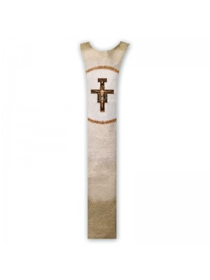 Scapular Orphrey St. Damiano Crucifix 7277-SC077