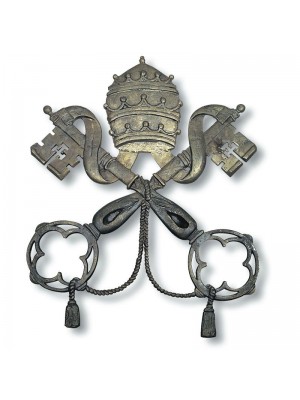 Escudo de Armas Vaticano en Bronce 7202