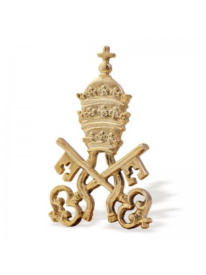 Vatican Coat of Arms in Brass 8026